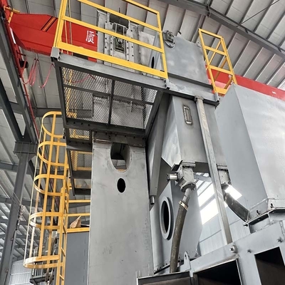 Online-Hotblasmaschine für die kontinuierliche Rostentfernung von Drahtstangen-Spulen Stufe S2.5-3.0