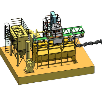 Vollautomatische Wire Rod Coil Shot Blasting Machine für die Produktion von Verbindungsgegenständen