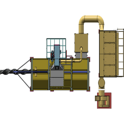Vollautomatische Wire Rod Coil Shot Blasting Machine für die Produktion von Verbindungsgegenständen