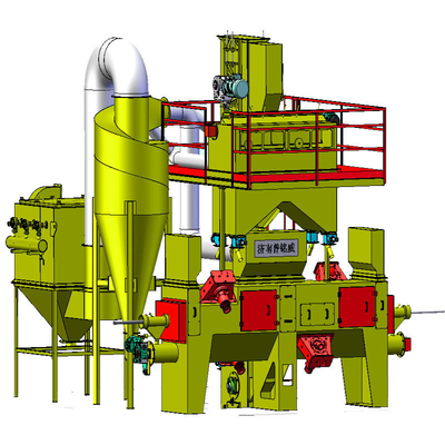 Wire and Bar Online Wire Rod Shot Blasting Machine PMW-DX Serie für Produkte