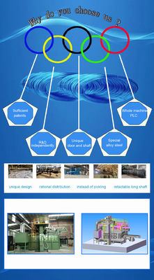 6 Meter lange Drahtstange Schussblasmaschine für die Stahlindustrie