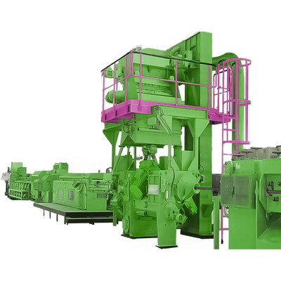 Dauerbetriebsmaschine für die Wickelstrahlung von Metalloberflächen