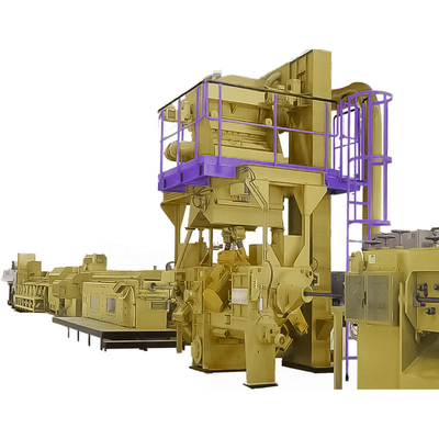 PMW-DX-Reihe, benutzerdefinierte Inline Continuous Wire Rod Shot Blasting Machine mit 160 M/Min