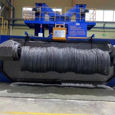 Anpassungsfähige Drahtstange Schussblasmaschine für verzinkten Stahldraht 6m x 5m Größe