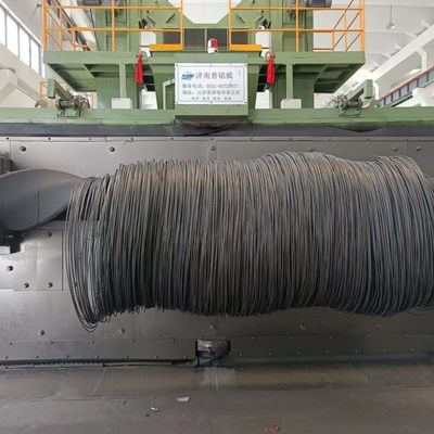 Anpassungsfähige Drahtstange Schussblasmaschine für verzinkten Stahldraht 6m x 5m Größe