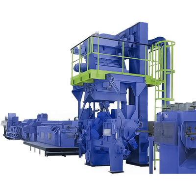 Automatische Einstrang-Drahtstange-Sprengmaschine zur Rostentfernung Stufe S2.5-3.0