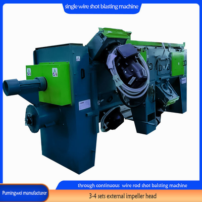 37/30/22 Kw/Piece Blast Wheel Power Einzelstrang Online Drahtstange Schussblasmaschine