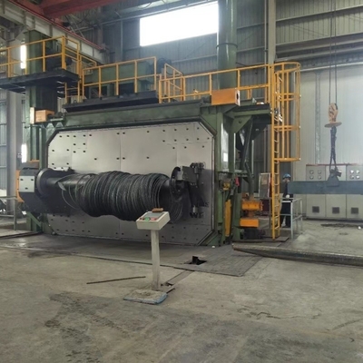 Pmw 3850 Wire Rod Coil Shot Blasting Machine mit und Rostentfernung Kosten 40-20RMB