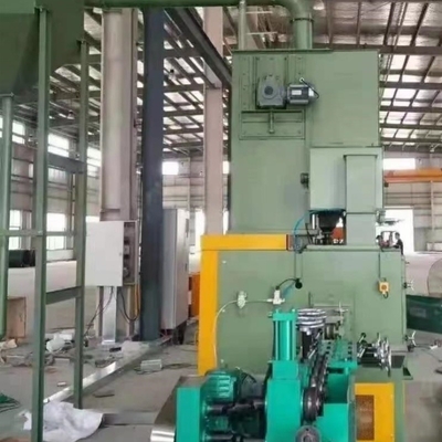 Roll-Passing Wire Shot Blasting Machine mit 80 Metern pro Sekunde Verarbeitungsgeschwindigkeit
