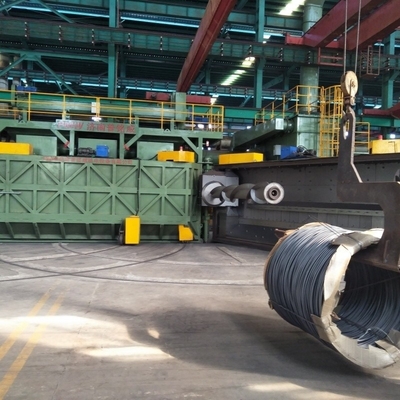 16.8 * 12.4 * 5.8m Flat Door Disc Wire Blasting Machine Pmw5300 für die Anpassung