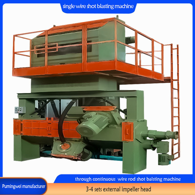 Hochreinigung kontinuierliche Drahtschussblasmaschine zur Rostentfernung Stufe S2.5-3.0