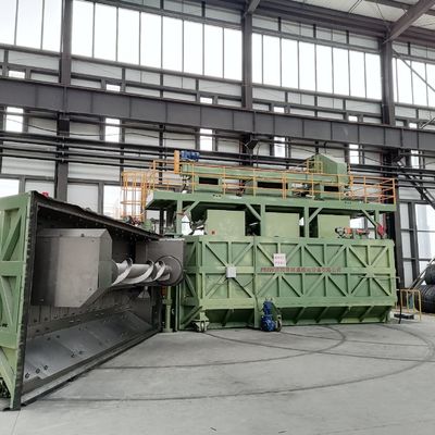 PMW5300 Schwingtür Drahtstange Schuss Sprengmaschine Sandsprengmaschine Ausrüstung 16.8x12.4x5.8m