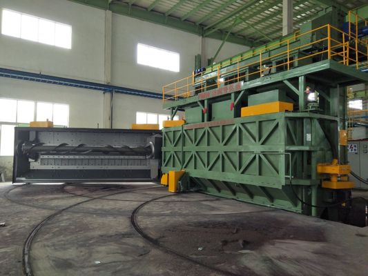 PMW5300 Schwingtür Drahtstange Schuss Sprengmaschine Sandsprengmaschine Ausrüstung 16.8x12.4x5.8m