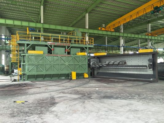 PMW5300 Schwingtür Drahtstange Schuss Sprengmaschine Sandsprengmaschine Ausrüstung 16.8x12.4x5.8m
