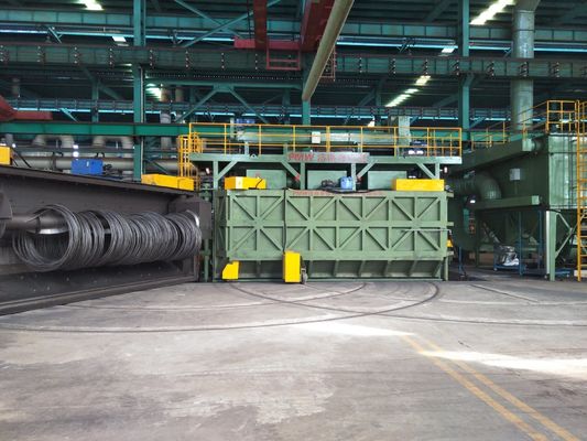 PMW5300 Schwingtür Drahtstange Schuss Sprengmaschine Sandsprengmaschine Ausrüstung 16.8x12.4x5.8m