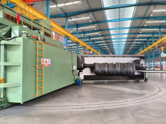 PMW5300 Schwingtür Drahtstange Schuss Sprengmaschine Sandsprengmaschine Ausrüstung 16.8x12.4x5.8m