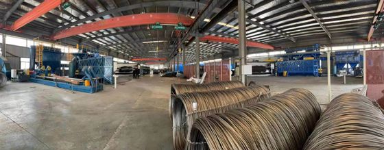 PMW5300 Schwingtür Drahtstange Schuss Sprengmaschine Sandsprengmaschine Ausrüstung 16.8x12.4x5.8m