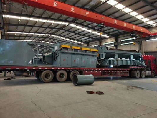 Doppelpositioner Dreh- und Umschlagstürschneider mit Rostreinigungsanlage