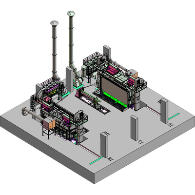 3D elektrische Drahtstange Spirale Schuss Blasmaschine PMW5500 für Derusting Kosten 18-35RMB/T
