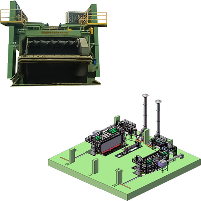 3D elektrische Drahtstange Spirale Schuss Blasmaschine PMW5500 für Derusting Kosten 18-35RMB/T