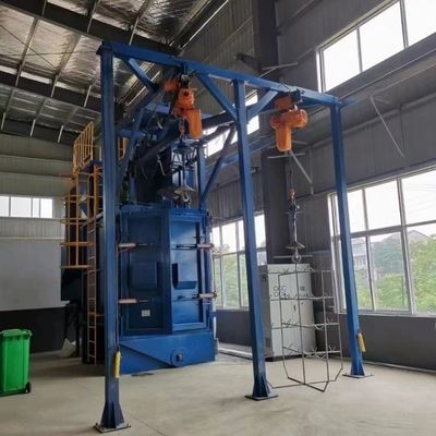 3 Meter lange und 5 Meter breite Hook Shot Blasting Machine für Edelstahlprodukte