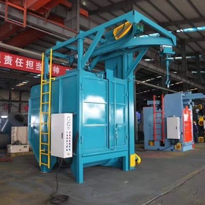 3 Meter lange und 5 Meter breite Hook Shot Blasting Machine für Edelstahlprodukte