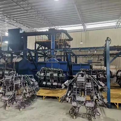 3 Meter lange und 5 Meter breite Hook Shot Blasting Machine für Edelstahlprodukte