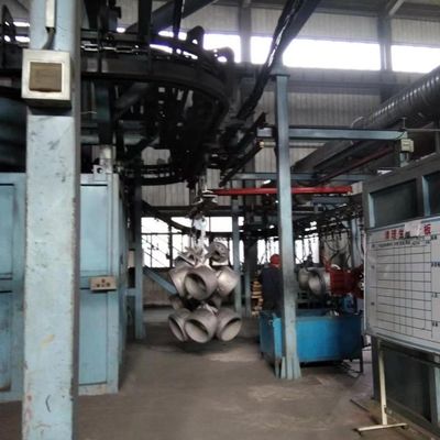 Anpassungsfähige spezielle Sprengmaschine zur Rostentfernung von Stahl in Automobilteilen