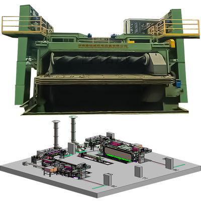 PMW5500 Wire Rod Coil Shot Blasting Machine für Drahtprodukte Industrieanforderung