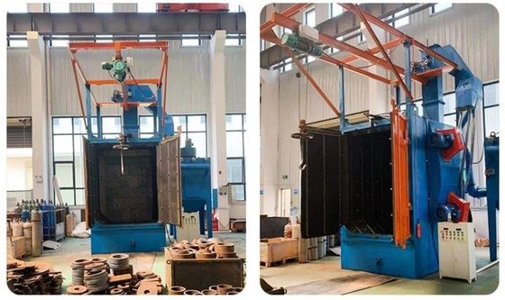 800*1100mm angepasste Hook Shot Blasting Machine für individuelle Lösungen