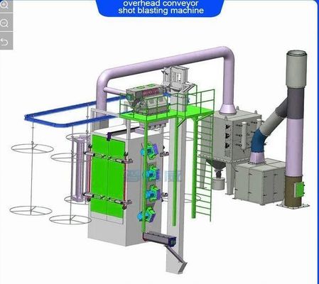 Hochreinigungskaten-durch-Abrator für Oberkopfkettenförder-Schussblasen