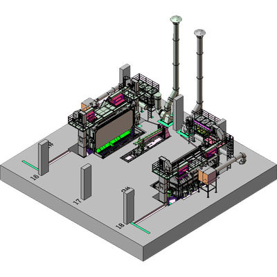 Hochgeschwindigkeitsstahldrahtindustrie Elektrische Drahtstange Spirale Schussblasmaschine Elektrisch