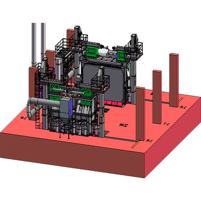 30 kW/Set Doppelposition Drahtstange Spulen Schuss Sprengmaschine mit Drehtüren PMW5500