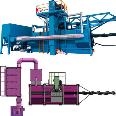 Schleppmaschine mit Schleppmaschine für Sprengprozesse