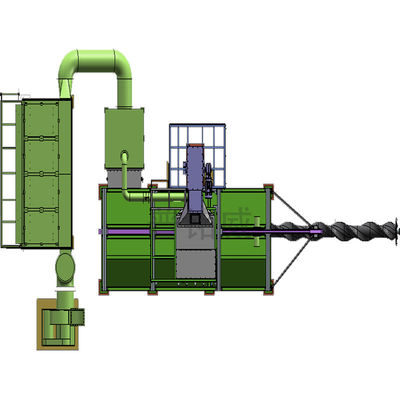 Schleppmaschine mit Schleppmaschine für Sprengprozesse