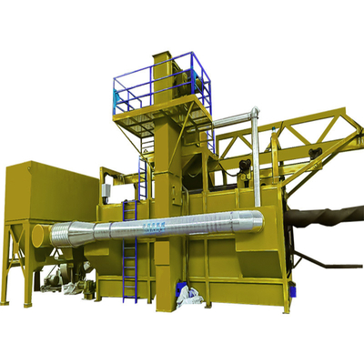 Wire Rod Coil Shot Blasting Machine mit kundenspezifischer Blast-Gesamte Rolle Funktionalität