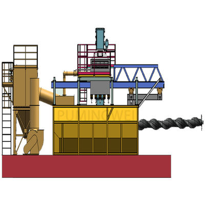 Einfach ausziehbare Mandel-Drahtstange-Spule-Sprengmaschine PMW5000D