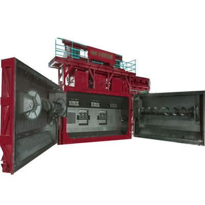 Wire Rod Coil Shot Blasting Machine mit überlappenden Linerblöcken