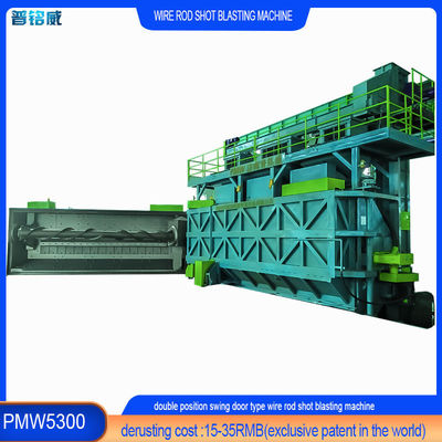 Wire Rod Coil Shot Blasting Machine mit kostensparender Alternative zur chemischen Entkalkung