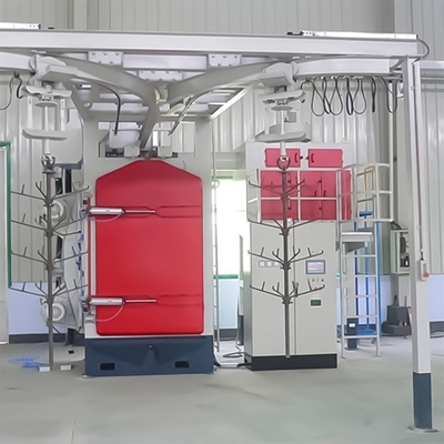 Anpassung Straight Rail Typ Hook Hanger Shot Blasting Machine für 2500kg Kapazität