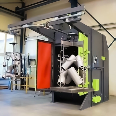 Anpassung Straight Rail Typ Hook Hanger Shot Blasting Machine für 2500kg Kapazität