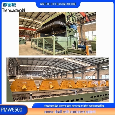 5500 mm Mandrill Pumingwei Drahtstange Spirale Schussblasmaschine und automatische Funktion