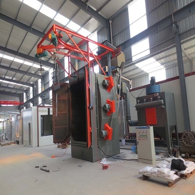 2500 kg Gasflasche Spinner Schussblasmaschine mit doppelten Haken Hanger Design