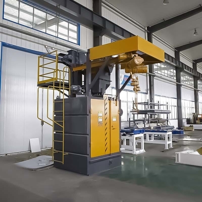 Internationale Standard-Schussblasmaschine für Stahlkonstruktion Werkstück garantiert