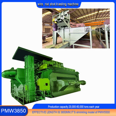 Elektrische Metalldrahtstange Spulen Entkalkung Schussblasmaschine PMW 5500 Update Version