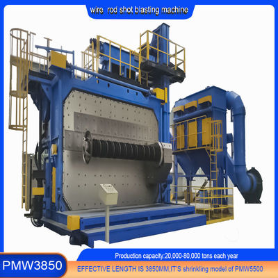 Elektrische Metalldrahtstange Spulen Entkalkung Schussblasmaschine PMW 5500 Update Version