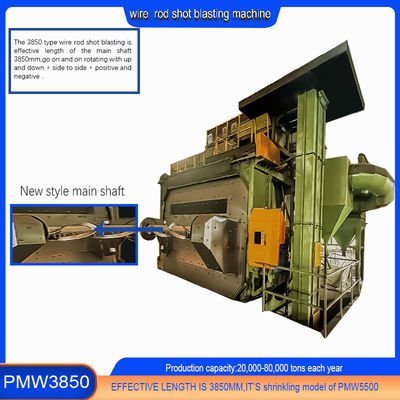 Wire Rod Coil Shot Blasting Machine für das Entkalken von Draht in verschiedenen Produktindustrien