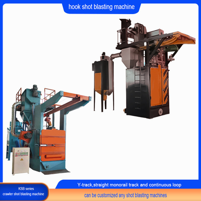 Q372 Kleine Hakenspinner Hanger Schussblasmaschine ohne Grube zur Oberflächenreinigung