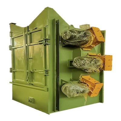 Keine Gruben-Grüne automatische Spinner-Hanger-Shoot-Blasmaschine mit Haken-Crawler-Abrator