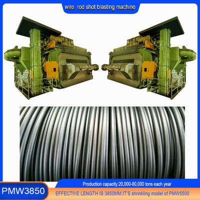 Hochreinigung PC Strand Shot Blasting Machine für die automatische Reinigung von Drahtstangen